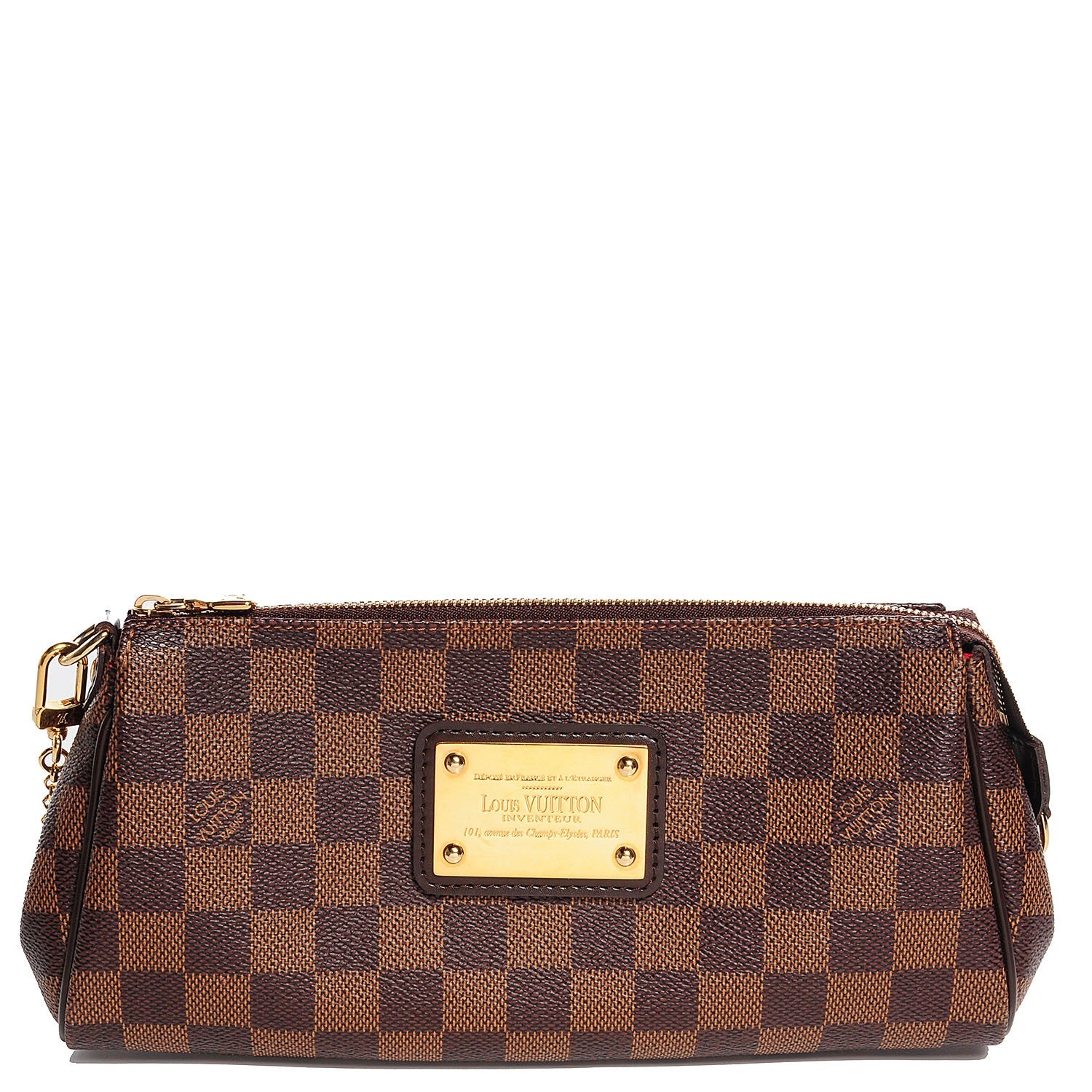 Louis Vuitton Damier Ebene Eva Clutch 1 of 7
