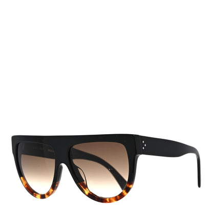 Celine Shadow Sunglasses CL 41026/S Black Havana 1 of 8