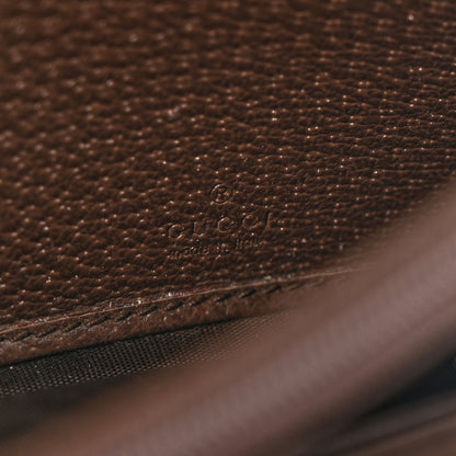 Gucci GG Supreme Monogram Web Ophidia Continental Wallet Brown 6 of 10