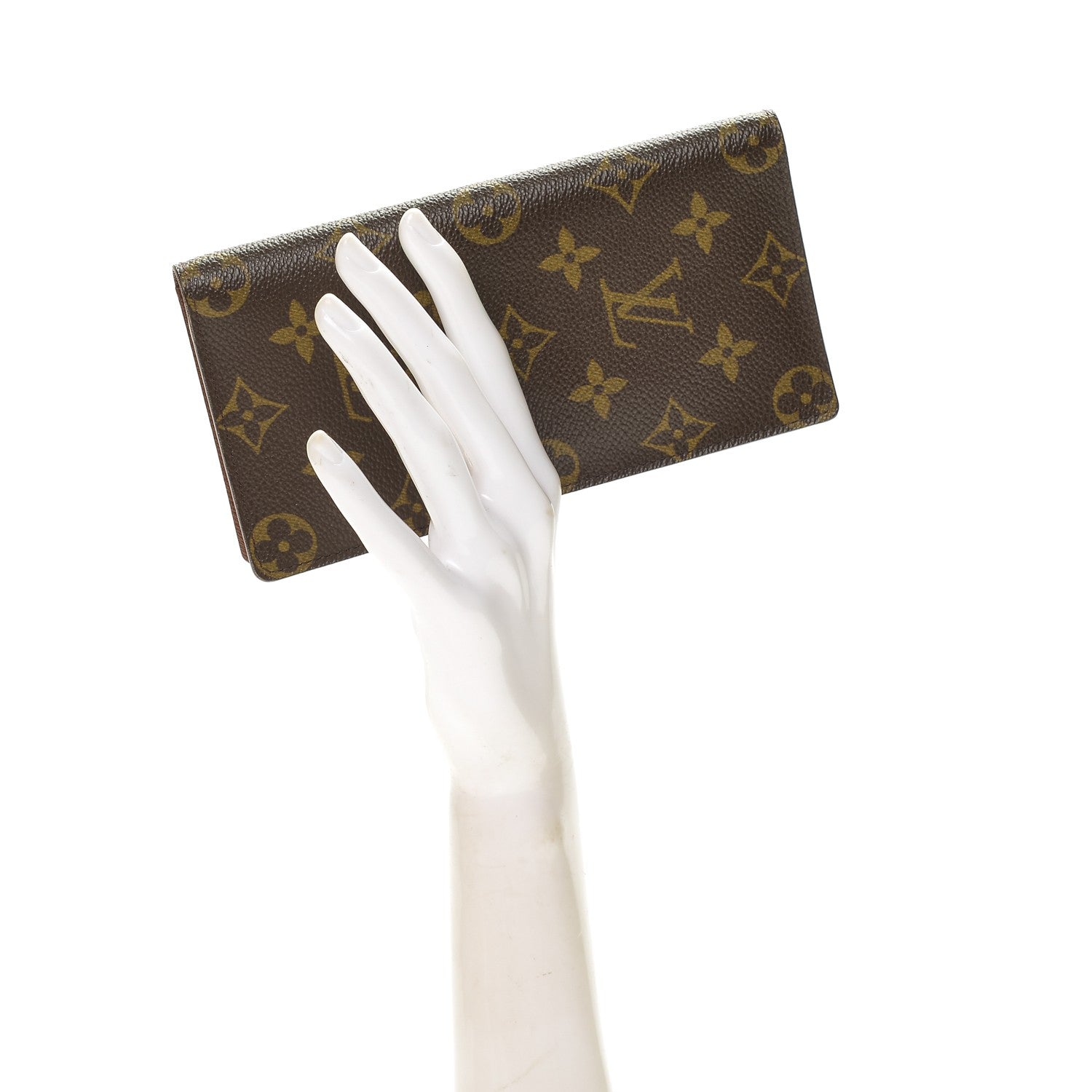 Louis Vuitton Monogram Porte Valeurs Checkbook Wallet 2 of 6