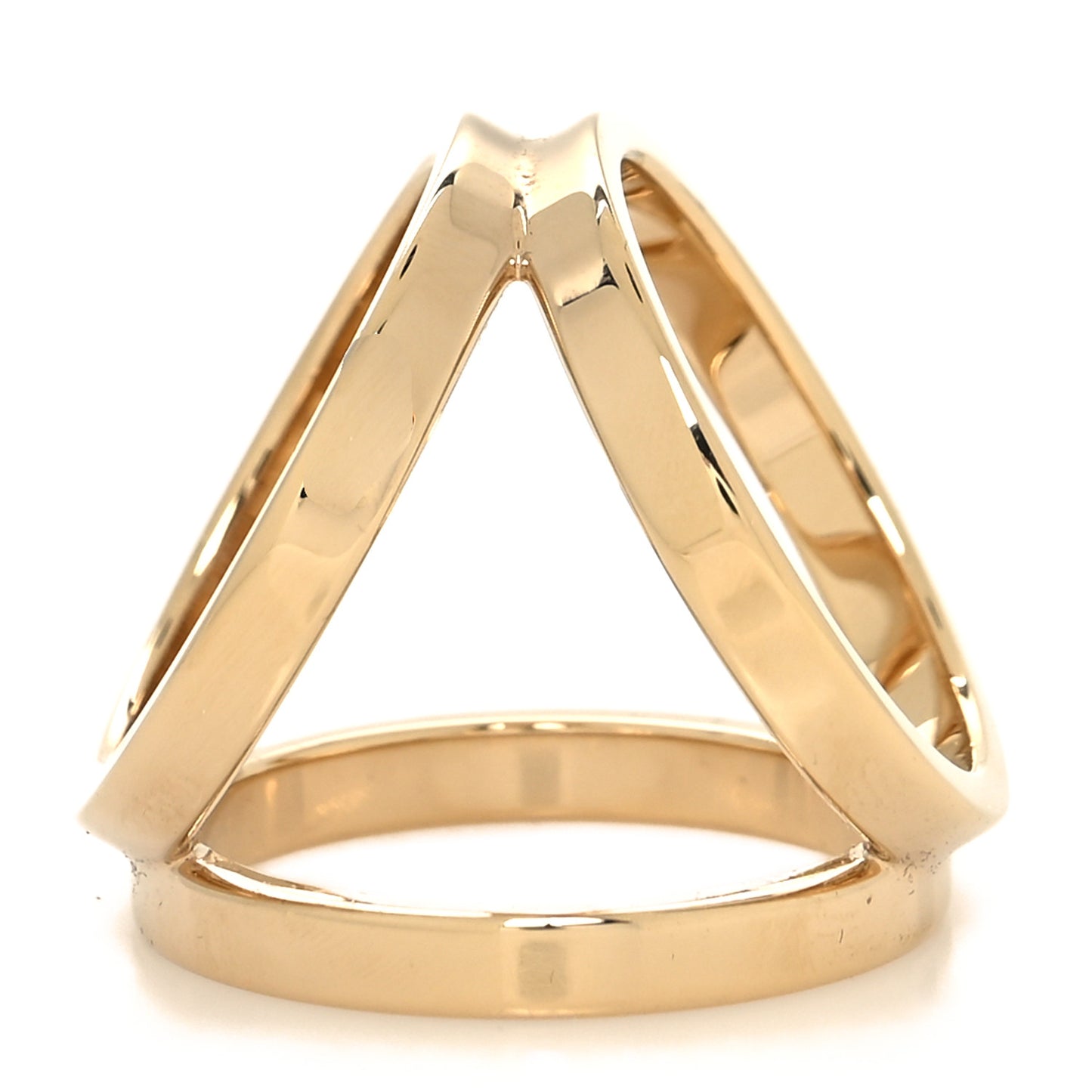 Permabrass Gold Plated Trio Scarf Ring