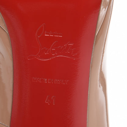 Christian Louboutin Patent Pigalle Plato 120 Pumps 41 Nude 7 of 11
