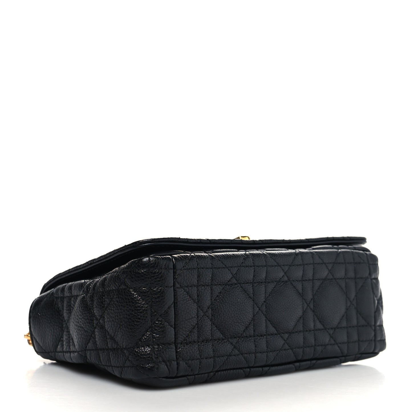 Calfskin Cannage Small Caro Bag Black