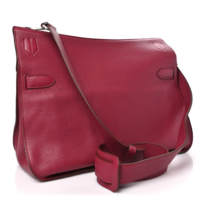 Hermes Taurillon Clemence Jypsiere 34 Rubis 3 of 10