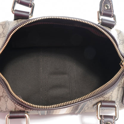 Gucci Monogram Vintage Web Small Boston Ebony 5 of 7