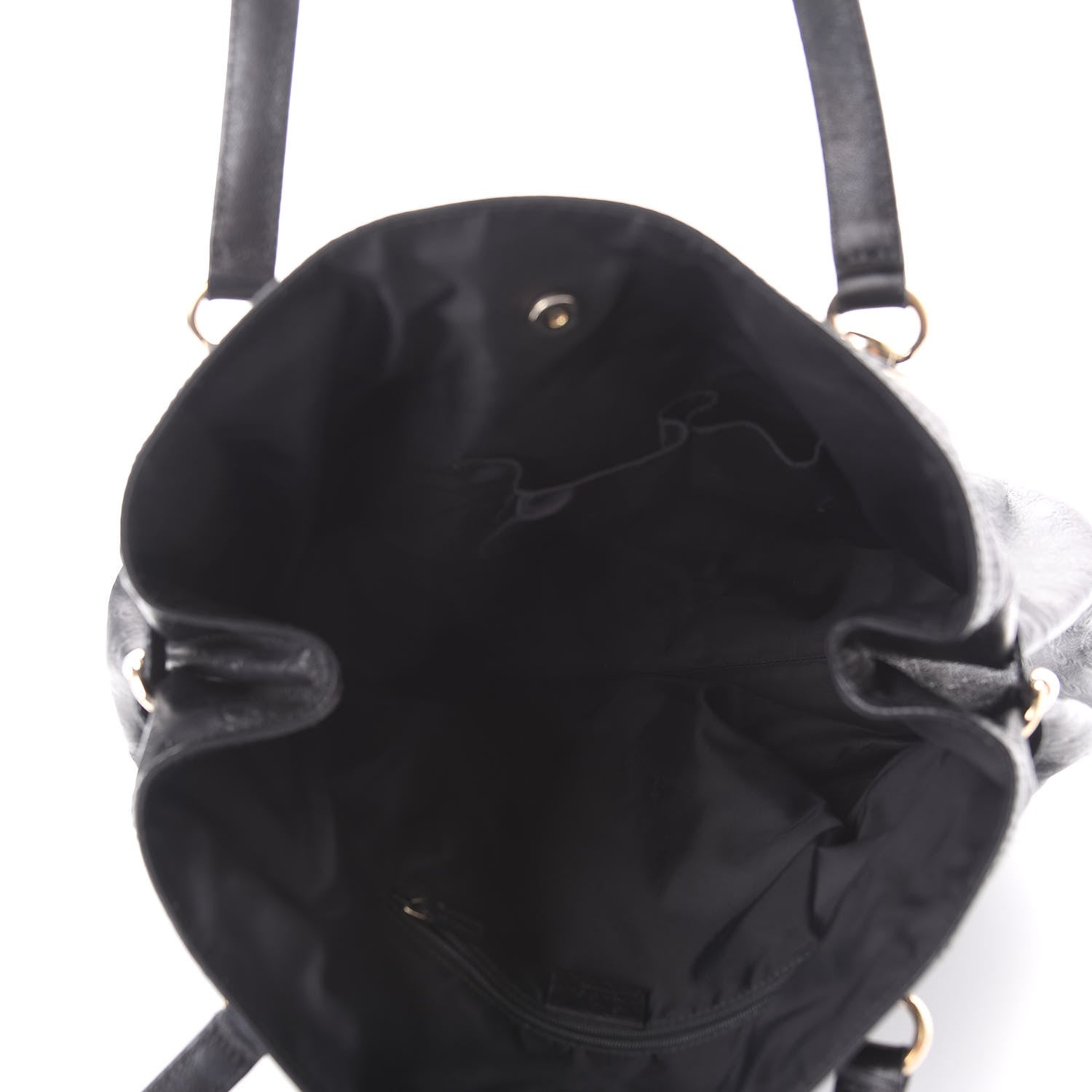 Gucci Guccissima Full Moon Tote Black 5 of 12