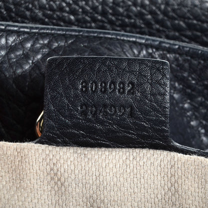 Gucci Pebbled Calfskin Medium Soho Chain Shoulder Bag Black 7 of 7