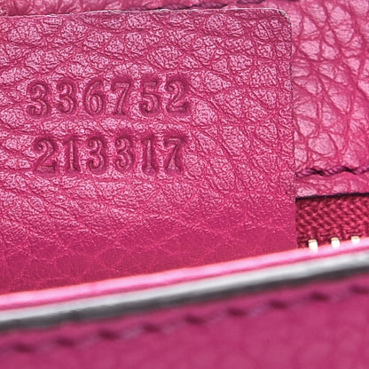 Gucci Cellarius Calfskin Medium Soho Flap Crossbody Bright Bouganville 7 of 7