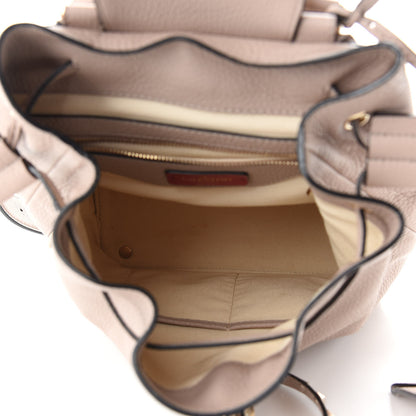 Valentino Garavani Pebbled Calfskin Rockstud Drawstring Backpack Poudre 5 of 13