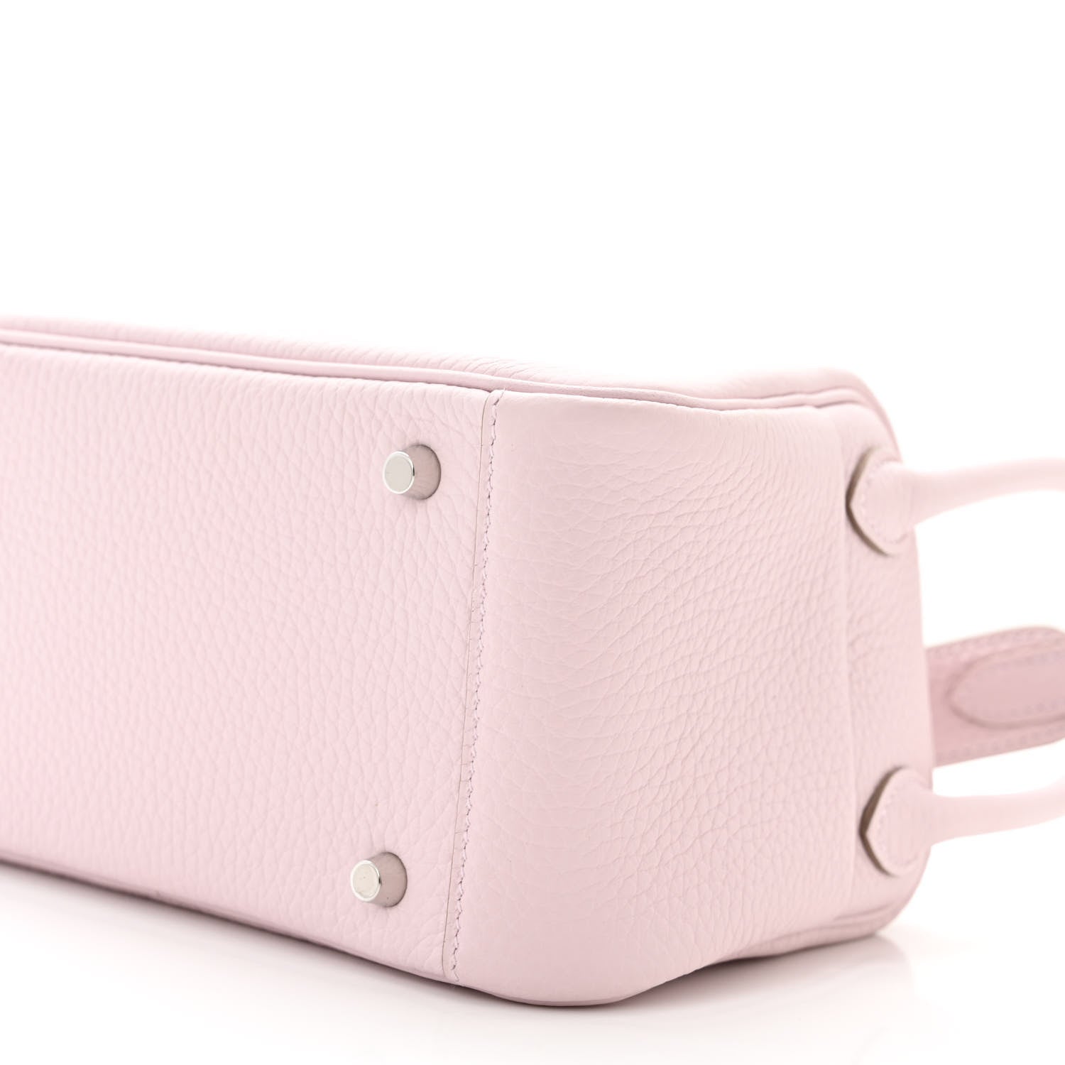 Hermes Taurillon Clemence Verso Mini Lindy 20 Mauve Pale 10 of 11