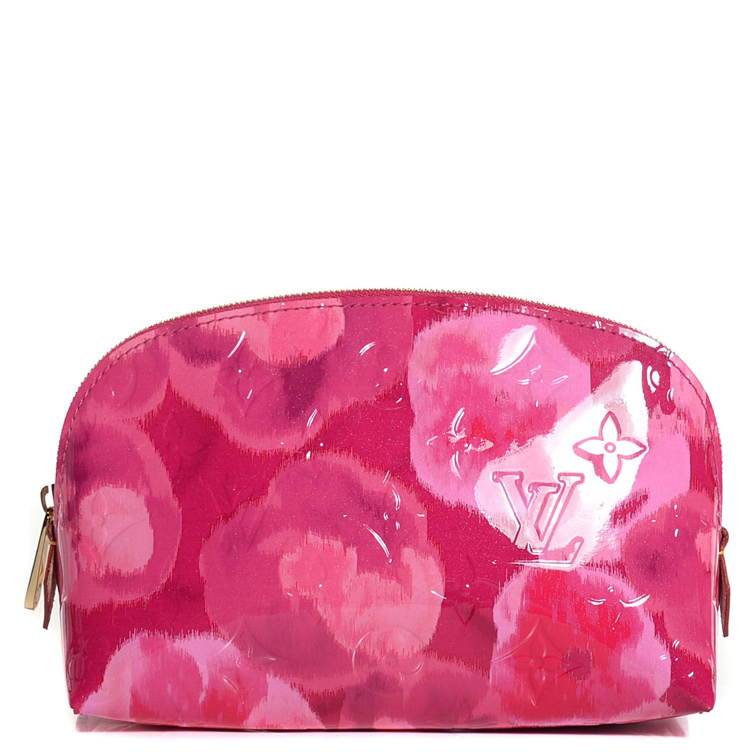 Louis Vuitton Vernis Ikat Cosmetic Pouch Rose Indien 1 of 7
