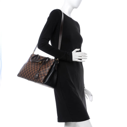 Louis Vuitton Cuir Taurillon Damier Ebene Normandy Black 3 of 9