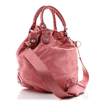Balenciaga Agneau Giant 21 Silver Hardware Pompon Framboise 3 of 16