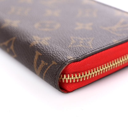 Louis Vuitton Monogram Pompon Zippy Wallet Coquelicot 8 of 13