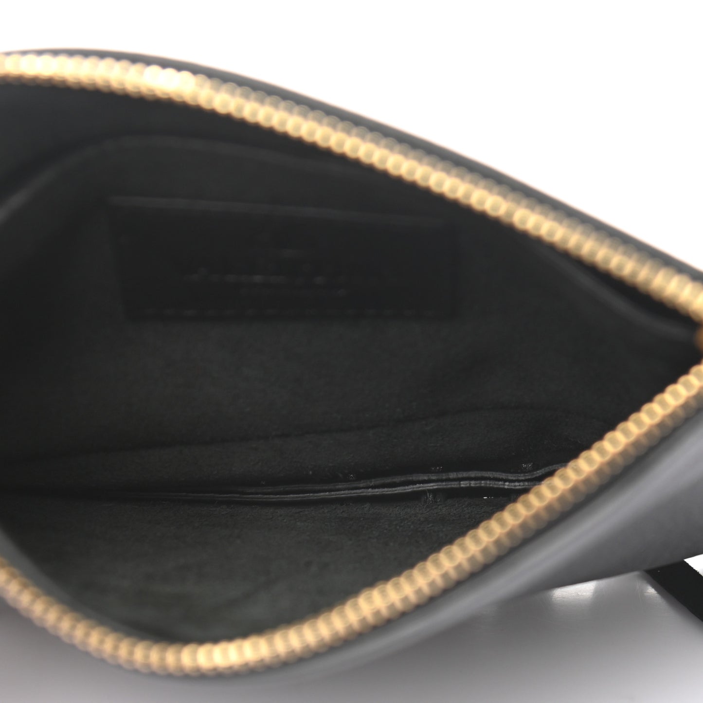 Calfskin C-Rockee Sagittarius Fringe Clutch Black