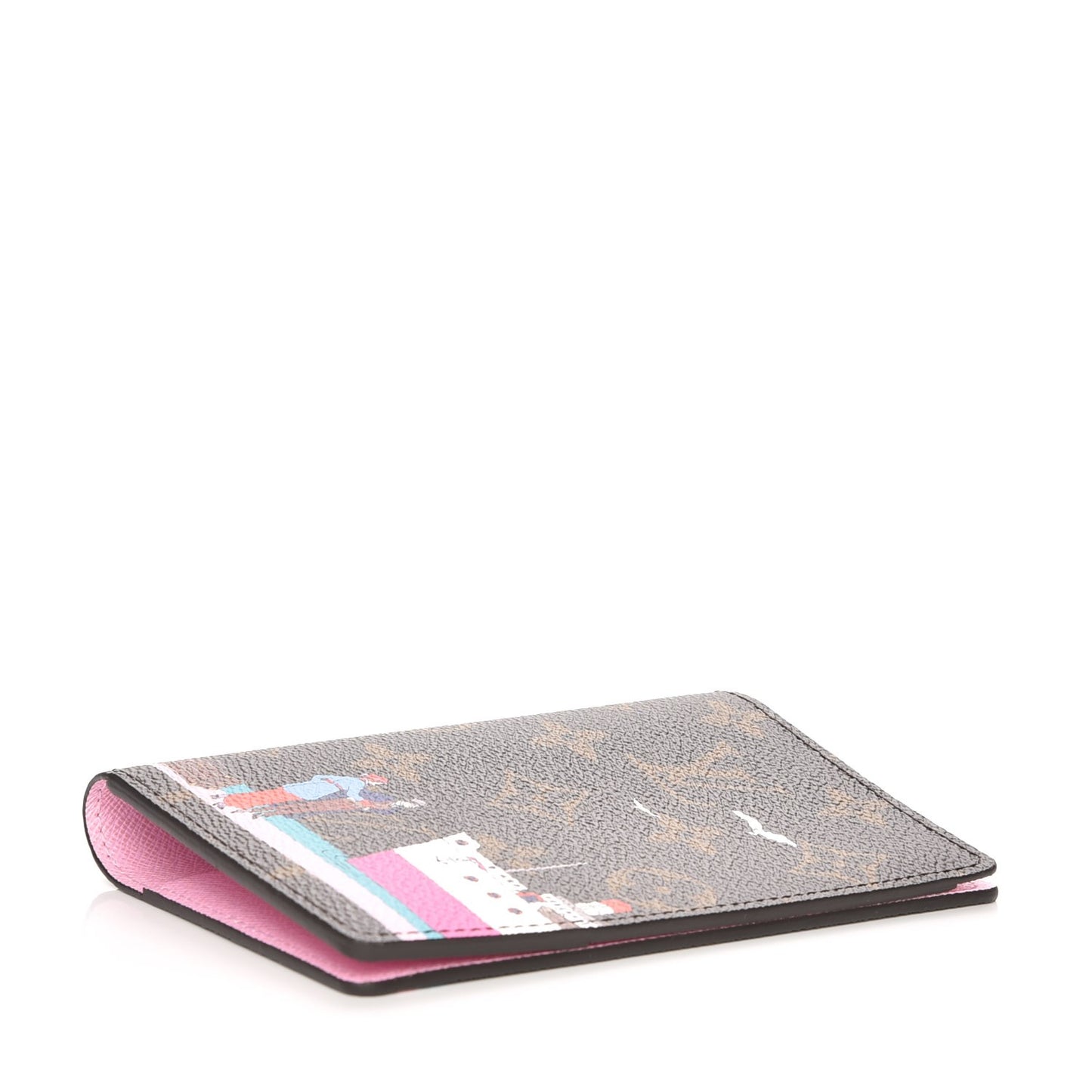 Monogram 2016 Christmas Animation Passport Cover Rose Ballerine