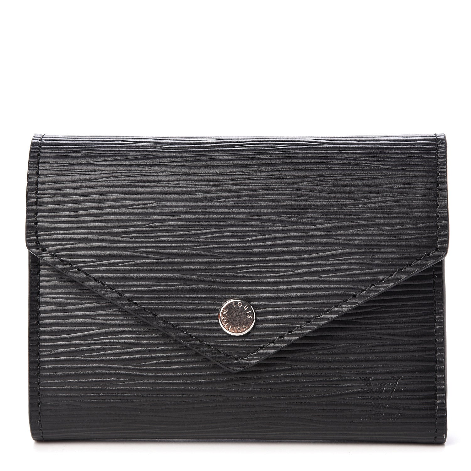 Louis Vuitton Epi Victorine Wallet Black 1 of 6
