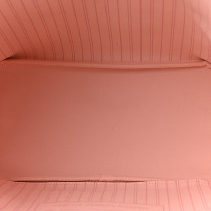 Louis Vuitton Damier Ebene Neo Neverfull MM Rose Ballerine 5 of 9