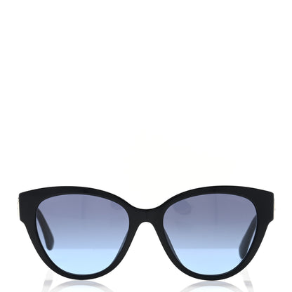 Chanel Acetate Enamel Heart Butterfly Sunglasses 5477-A Black 2 of 7