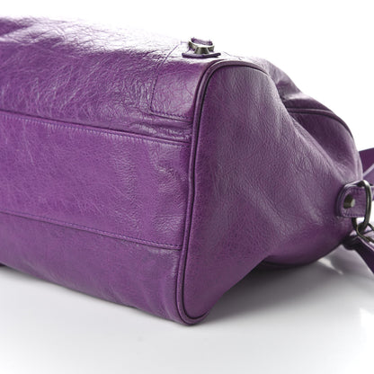 Balenciaga Agneau Classic Hardware Boston Ultraviolet 8 of 11