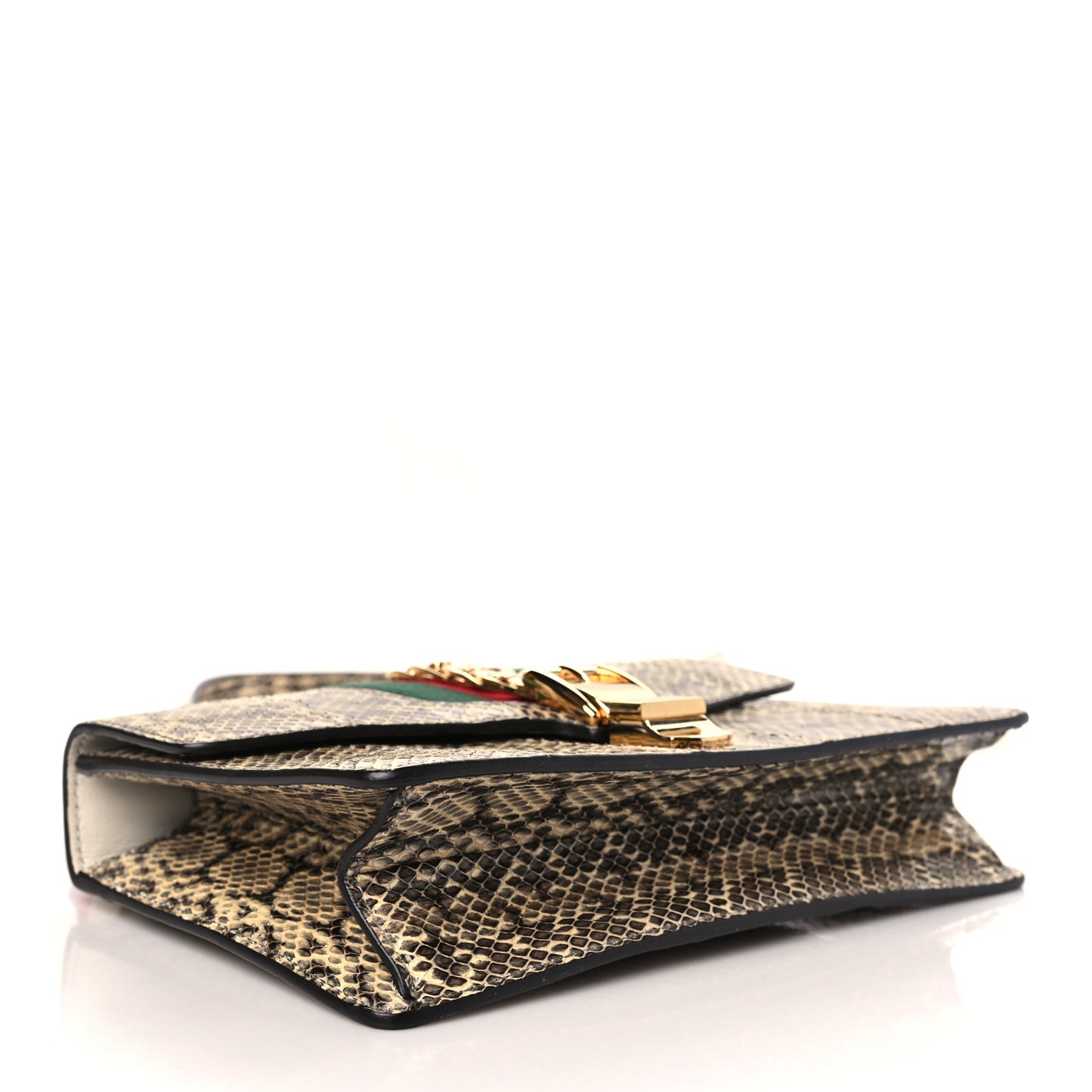 Snakeskin Small Sylvie Shoulder Bag Roccia