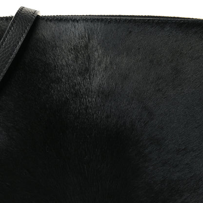 Khaite Ponyhair Lina Crossbody Bag Black 7 of 9