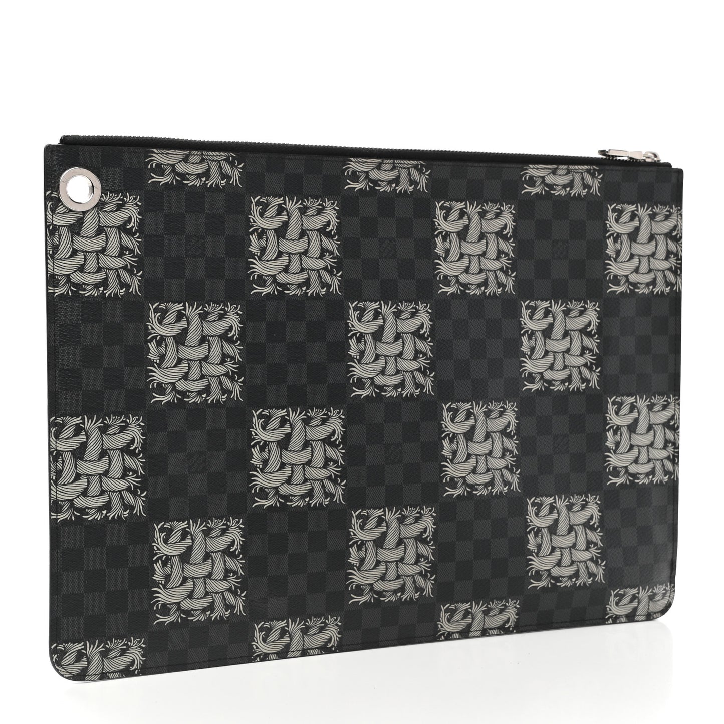Damier Graphite Rope Pochette Jour GM White