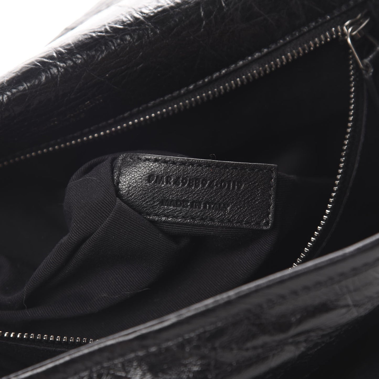 Crinkled Calfskin Matelasse Monogram Medium Niki Chain Satchel Black