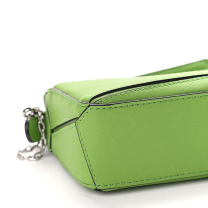 Loewe Calfskin Nano Puzzle Bag Apple Green 7 of 8