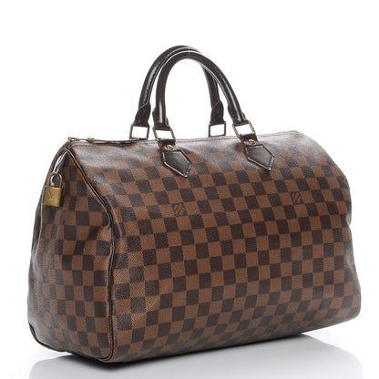Louis Vuitton Damier Ebene Speedy 35 3 of 9