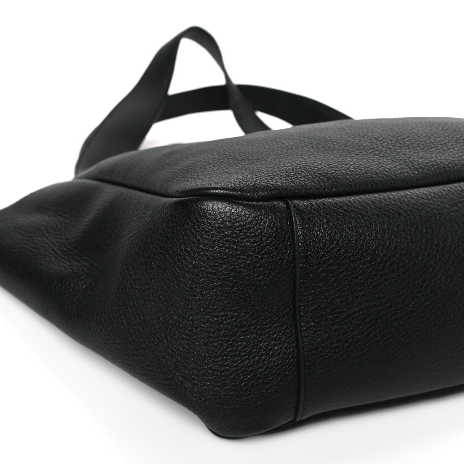 Saint Laurent Grained Deerskin Bea Tote Black 8 of 9