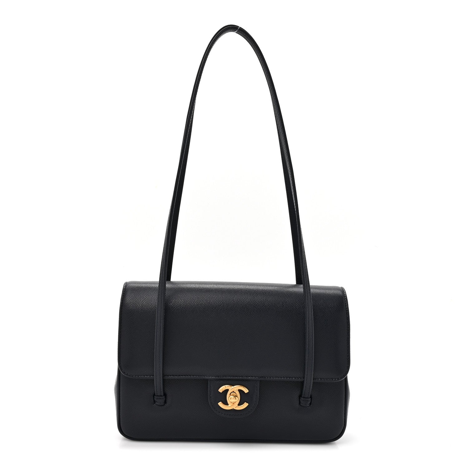 Chanel Shiny Caviar Preppy Coco Small Flap Navy 1 of 10