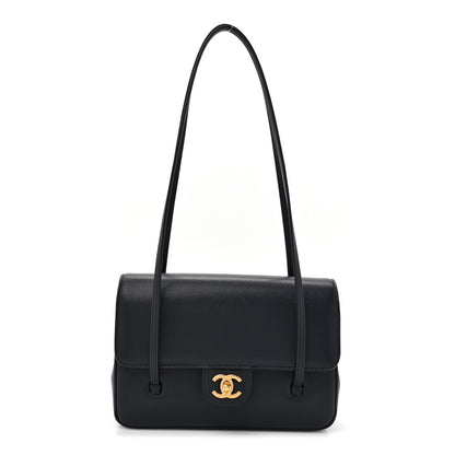 Chanel Shiny Caviar Preppy Coco Small Flap Navy 1 of 10