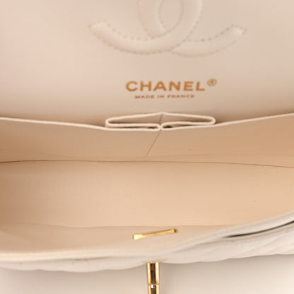 Chanel Caviar Quilted Small Double Flap White 5 of 10
