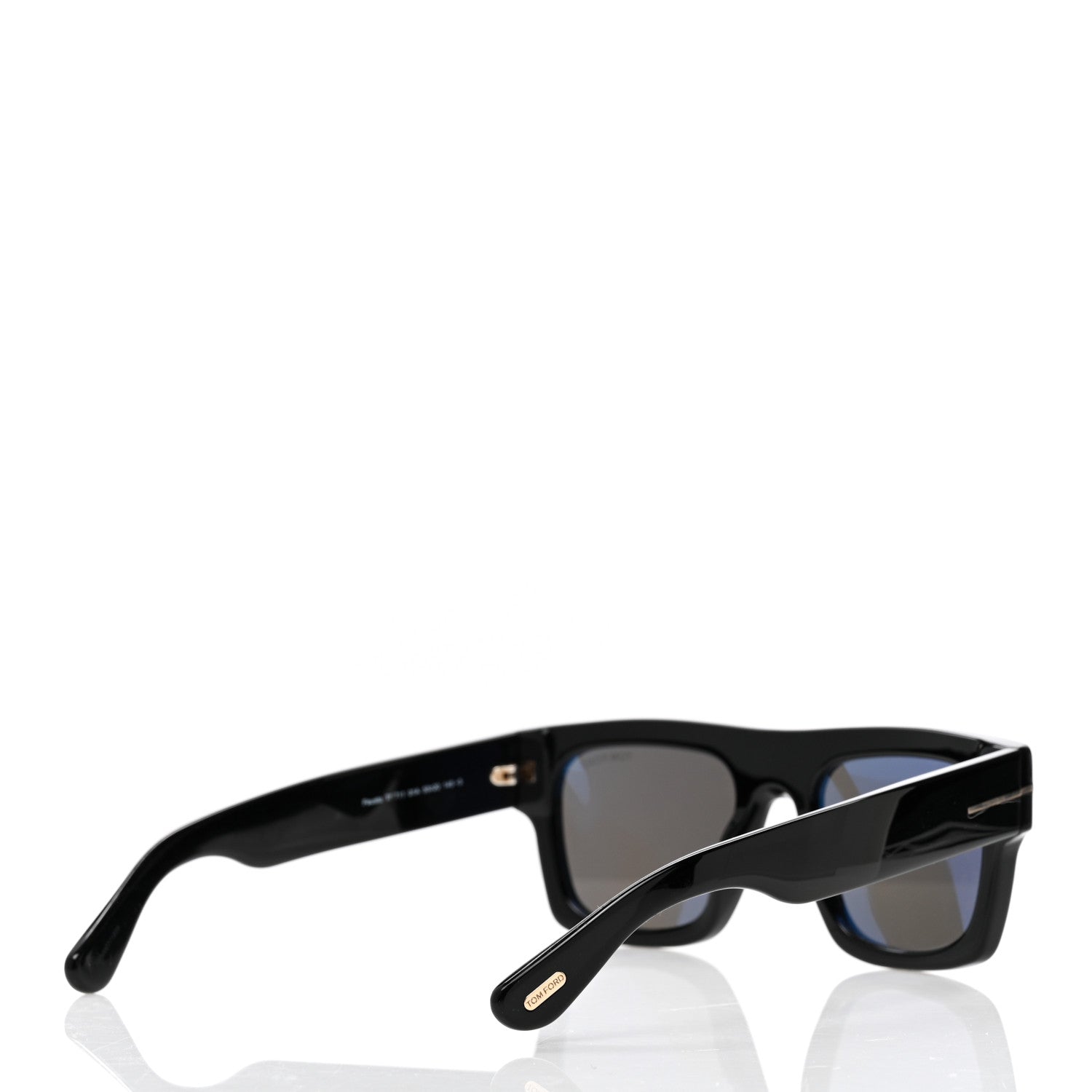Tom Ford Acetate Fausto Sunglasses TF711 Black 4 of 8
