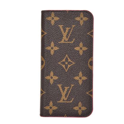 Louis Vuitton Monogram iPhone 7 Folio Case Pink 1 of 6