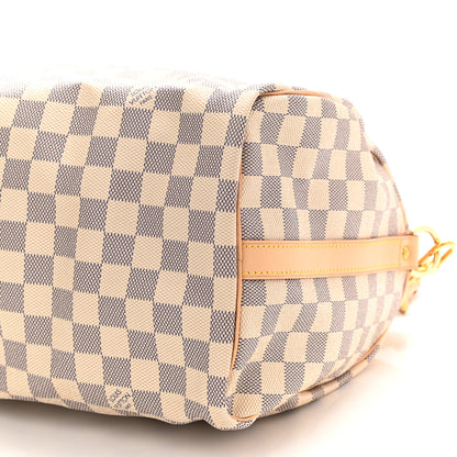 Louis Vuitton Damier Azur Speedy Bandouliere 30 10 of 11