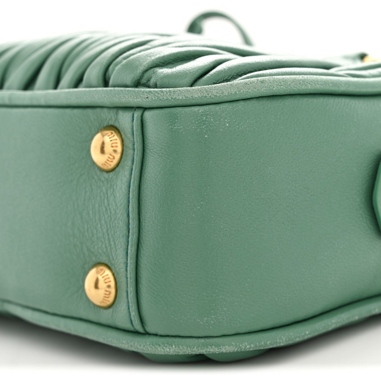 Nappa Matelasse Small Arcadie Green