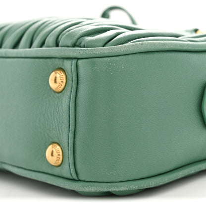 Miu Miu Nappa Matelasse Small Arcadie Green 9 of 10