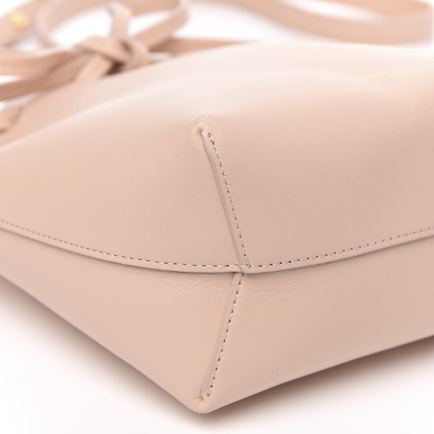 Calfskin Mini Mini Bucket Bag Rosa