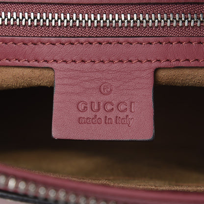 Gucci GG Supreme Monogram Blooms Small Zip Top Tote Beige Multicolor Dry Rose 6 of 10