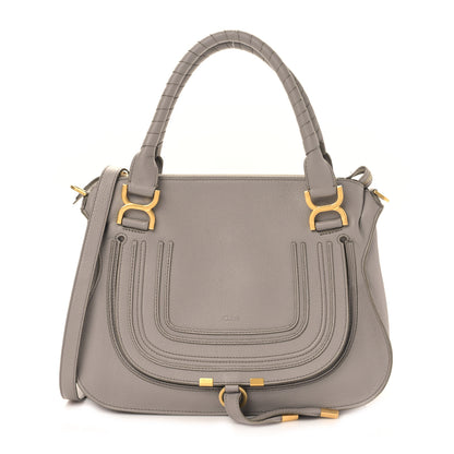 Chloe Calfskin Medium Marcie Satchel Cashmere Grey 1 of 8