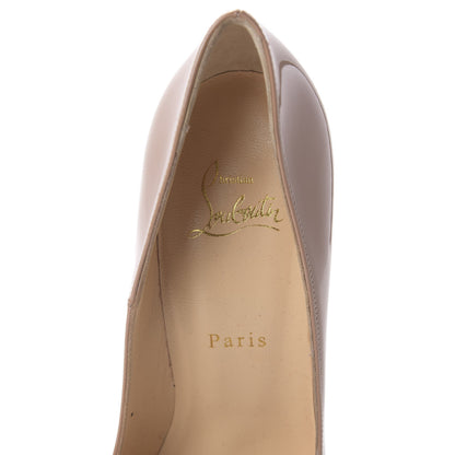 Christian Louboutin Patent So Kate 120 Pumps 40 Nude 7 of 9