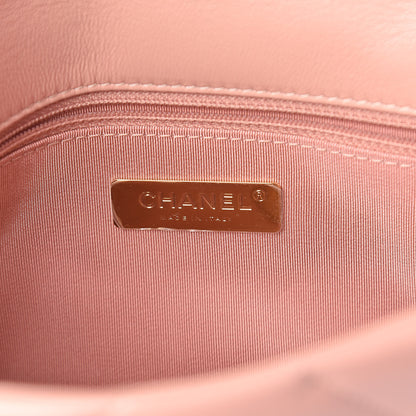 Chanel Goatskin Quilted Medium 19 Flap Light Pink 6 of 11