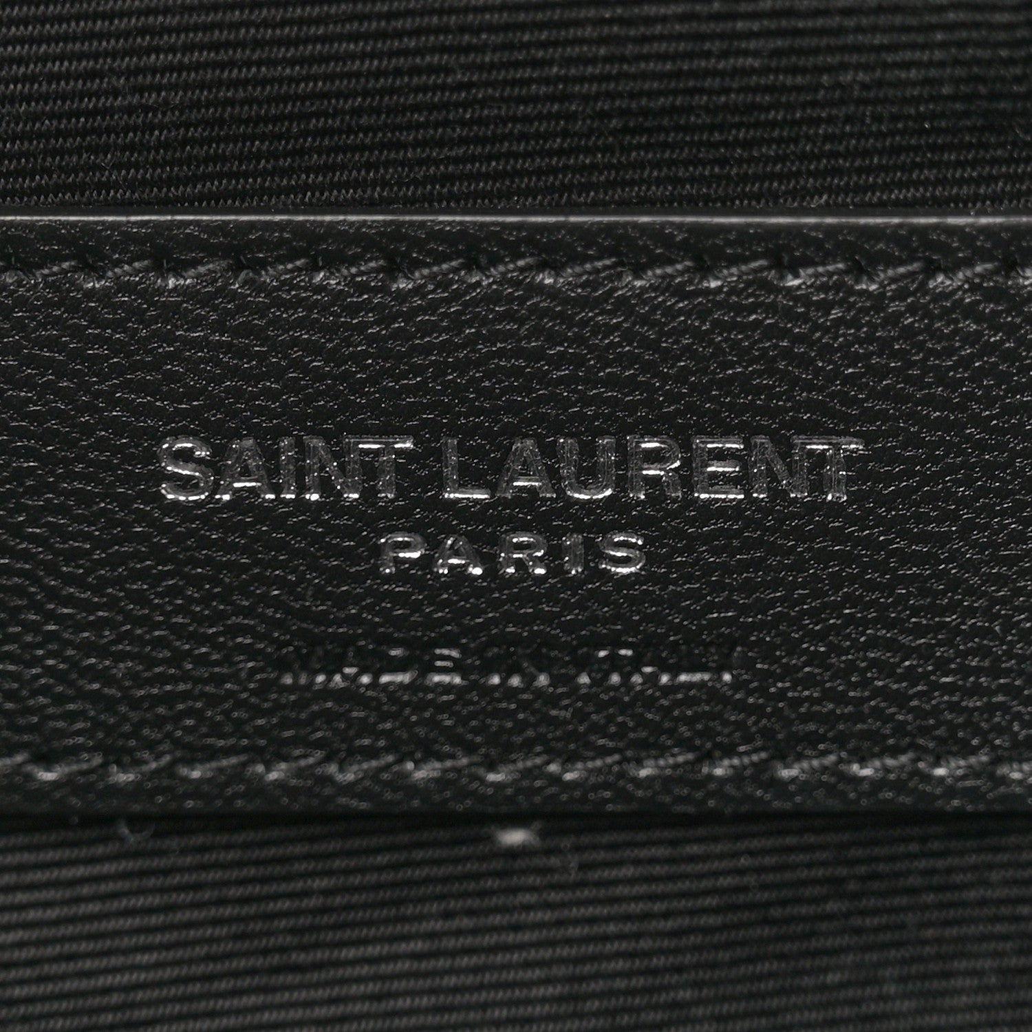 Saint Laurent Lambskin Quilted Toy Loulou Puffer Monogram Chain Satchel Black 6 of 10