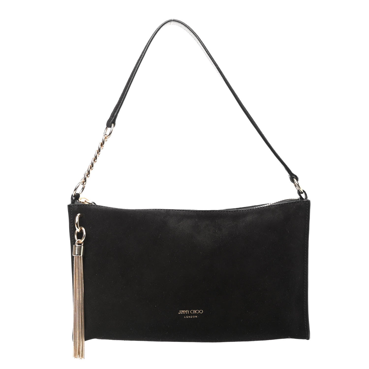 Jimmy Choo Suede Callie Mini Hobo Black 1 of 10