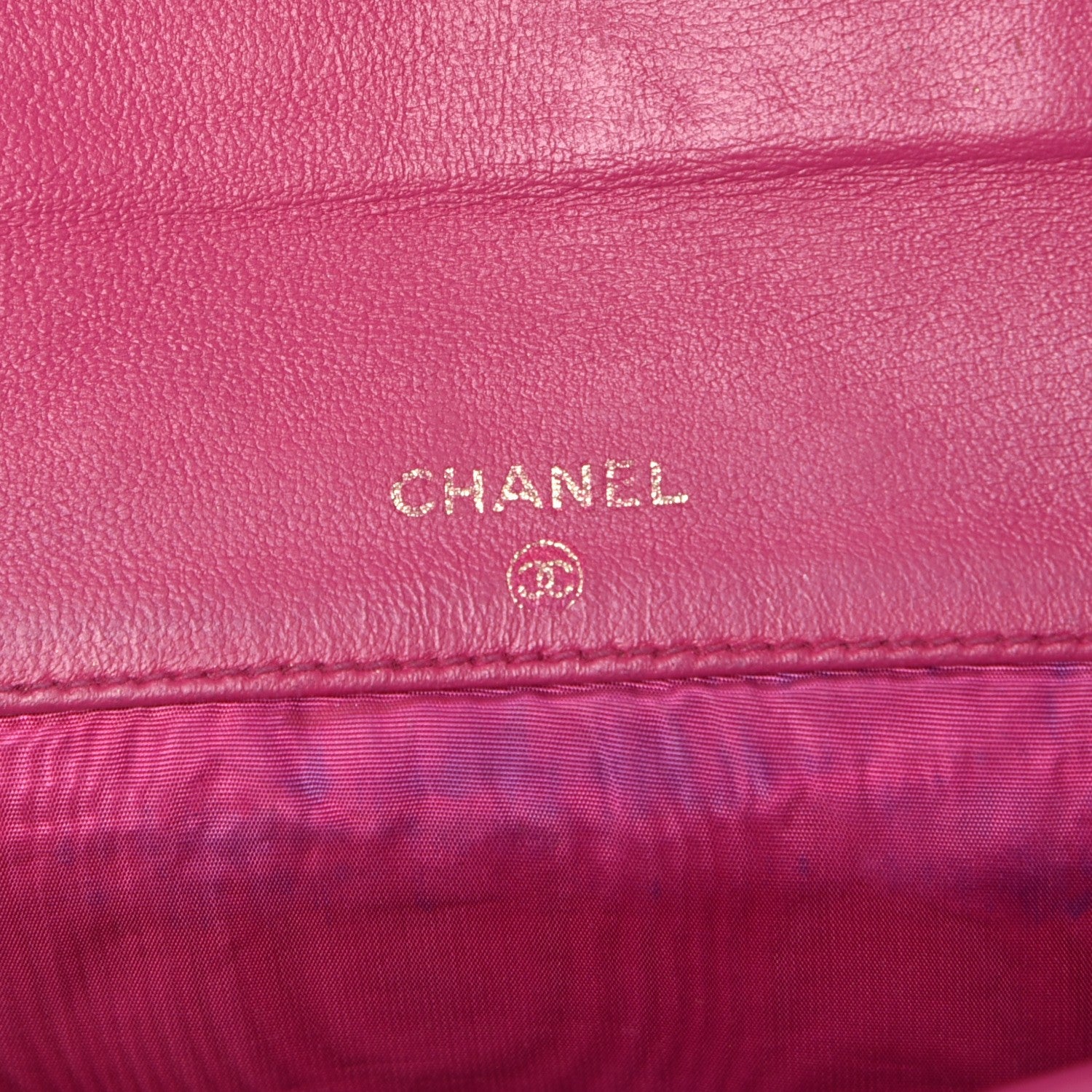 Chanel Caviar CC Flap Clutch Wallet Pink 6 of 18