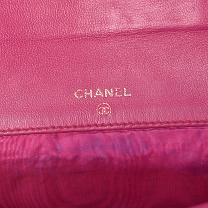Chanel Caviar CC Flap Clutch Wallet Pink 6 of 18