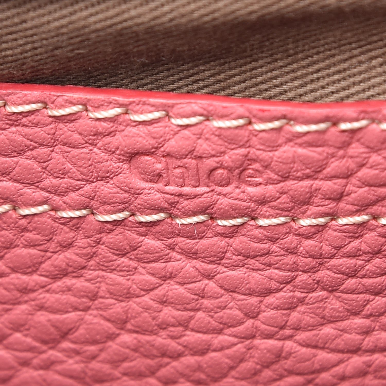 Chloe Calfskin Mini Marcie Round Crossbody Bag Magnolia 7 of 12