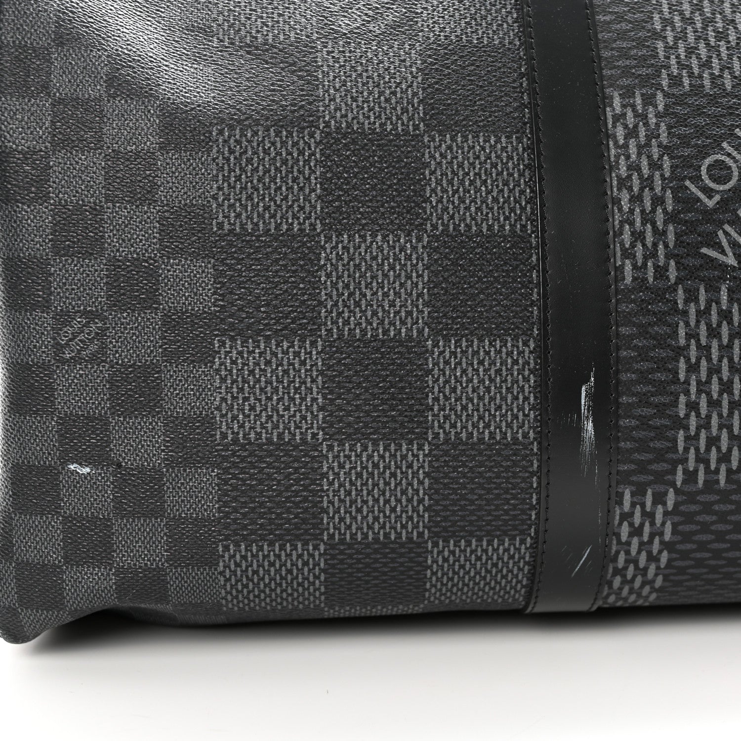 Louis Vuitton Damier Graphite 3D Keepall Bandouliere 50 12 of 18